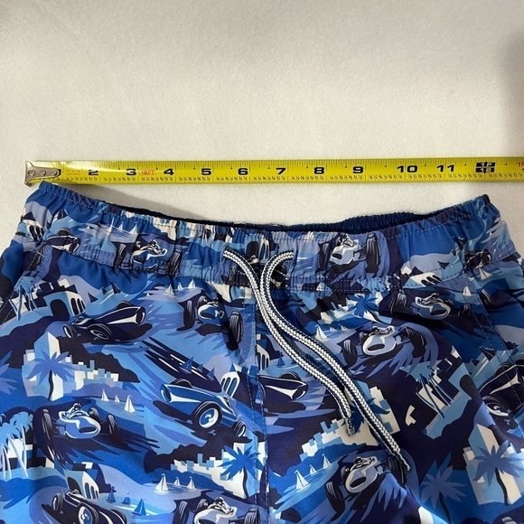 Peter Millar Boys Atlantic Blue Monaco Madness Swim Trunks in size XL (12-14) - Picture 11 of 14
